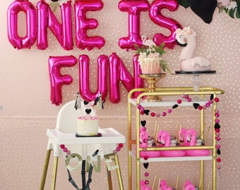 16 Inch Magenta Pink Foil Mylar Letter Balloons