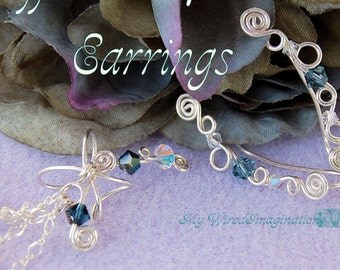 Cuffs AND Climbers Earrings, Jewelry Tutorial Package, Both Ear Cuffs and Ear Climbers, 25 Percent Discount, Instant Download PDF Files