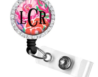 Badge Reel, Nurse Retractable Badge Holder, Personalized Badge Reel, ID Badge Clip (707)