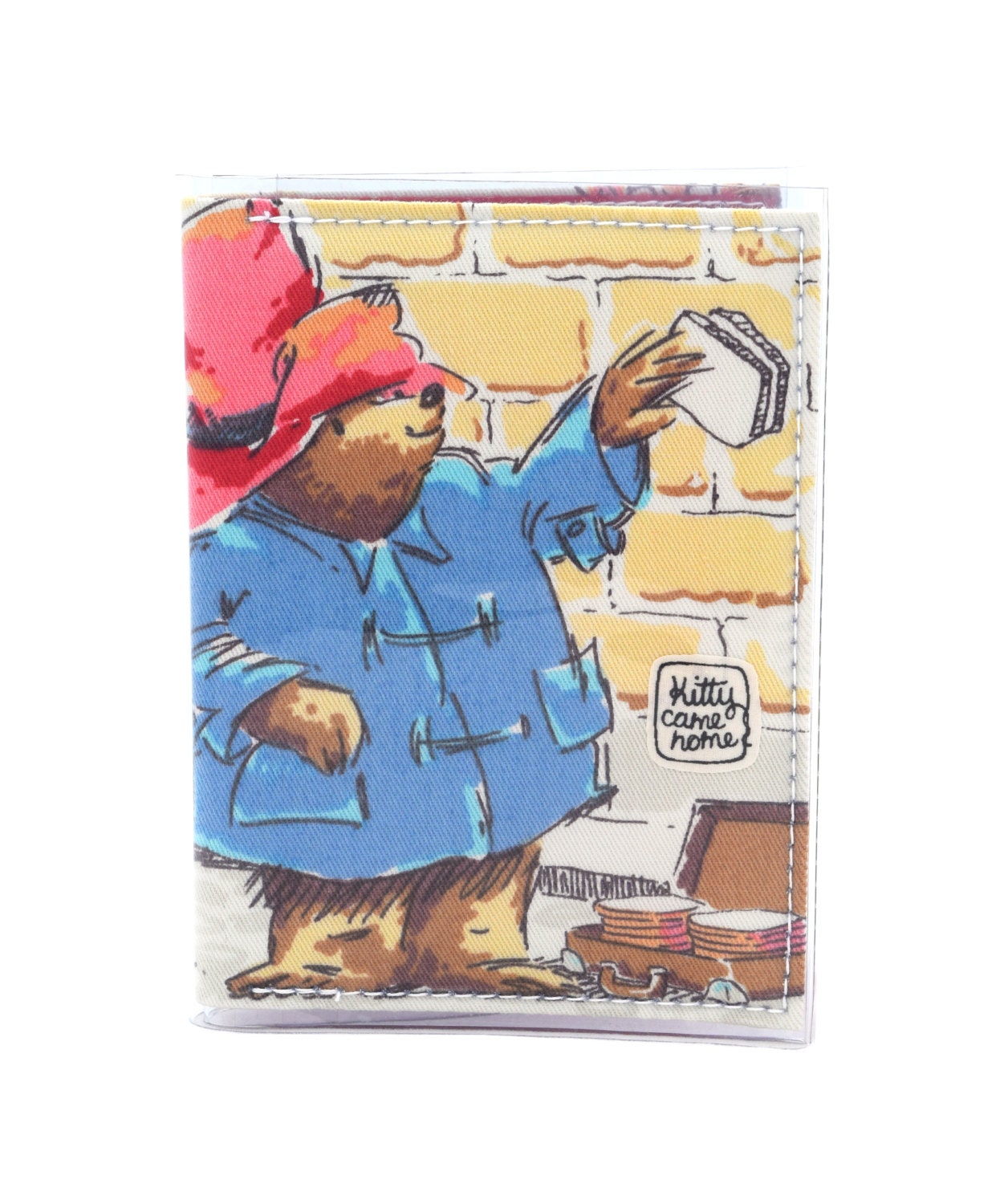 Passport wallet small Paddington Bear packed lunch