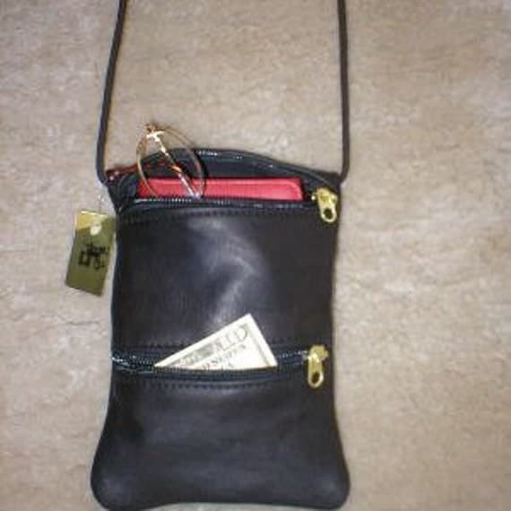 TRAVEL PASSPORT LEATHER small bag wallet purse handbag