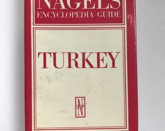 Nagel'e Encyclopedia Guide Turkey, 1984 with maps, travel, reference book, Istanbul, 3rd Edition,travel guide, vintage travel