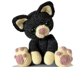 Kitten Cat Amigurumi Crochet Pattern PDF Instant Download - Charlie