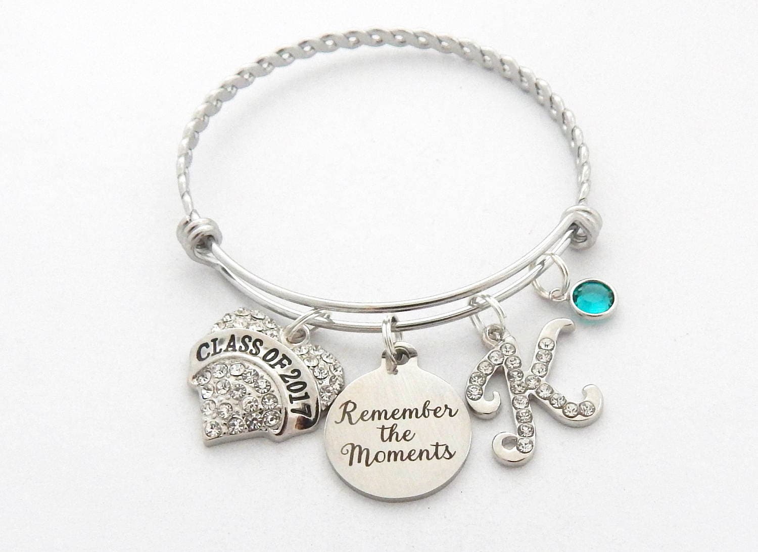 2017 Graduation Gift, Graduate Gift High School Graduation Gift, Class of 2017 Gift, Remember the Moment, Senior Gift, Inspirational jewelry