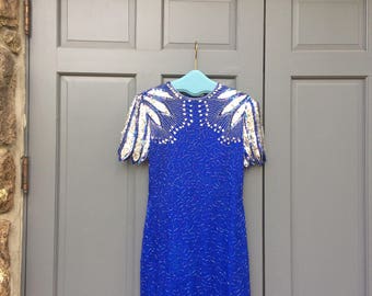 Royal blue dress | Etsy