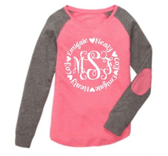 Mother's Day Personalized Shirts Includes Monogram Or