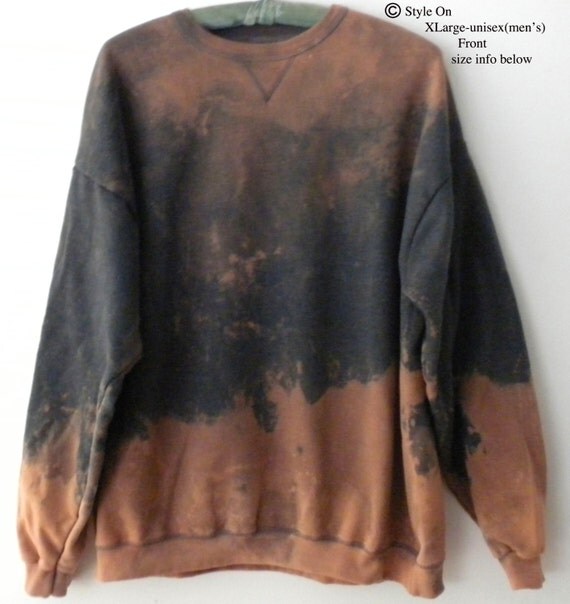 Acid wash Sweatshirt Gray sweatshirt Crewneck Sweatshirt