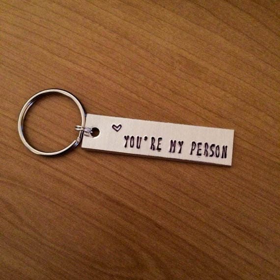You're My Person keychain Valentine's gift