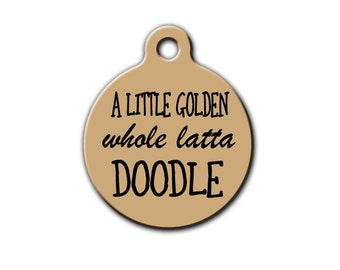 Funny Pet Tag,goldendoodle gift,Dog tag for Dogs,goldendoodle,Custom pet tag,Personalized Pet, ID tag,Pet tag,Made in USA,PET_146