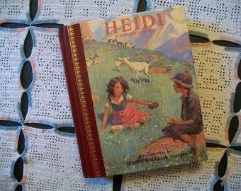 Heidi By Johanna Spyri CHILDRENS CLASSICS - Illustrated By Jessie Wilcox Smith- Copyright 1986