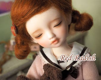 bjd doll girl wig Y-M15 (2 colors) for YOSD 1/6BB