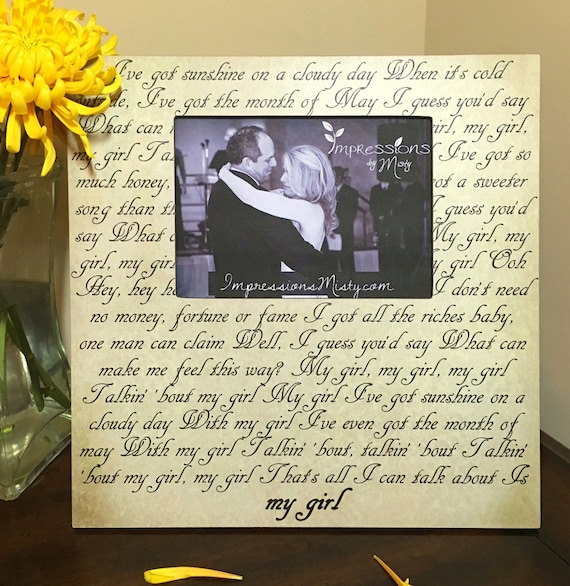 ... Gift, Wedding gift, Engagement, Father Daughter, My girl, Songs