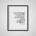 The Woods Are Lovely Dark And Deep Robert Frost Quote Print