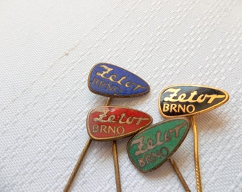 Zetor Brno Badge, Zetor Badge, Brno pin, Zetor Farm Machinery, Czechoslovakia pin