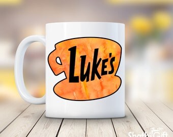 Lukes Diner Mug, Luke's Diner Mug Inspired by Gilmore Girls Stars Hollow Connecticut, Mother Daughter, Mother from Daughter Gift.