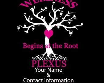 Custom Plexus Decal. Wellness Begins at the Root