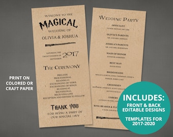 harry potter wedding invitation – Etsy