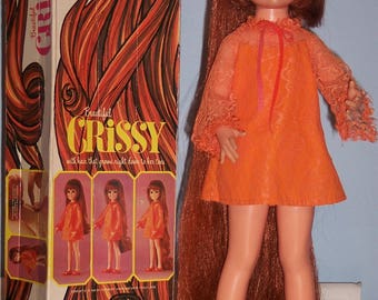 Hair to Floor Ideal Crissy Doll with box and papers