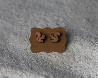 Squirrel earrings