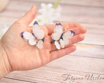 butterfly jewelry butterfly Earrings wedding butterfly earrings bridal gift butterfly earrings wedding photo butterfly mismatched earrings