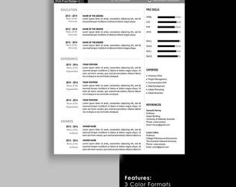 Resume template, professional resume, teacher resume, free resume template, modern resume, cv design, 1 page resume, 2 page resume
