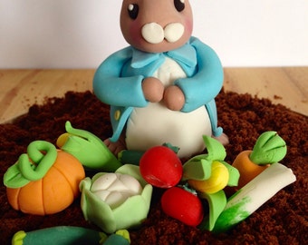 Edible Peter Rabbit Cake Topper Decoration