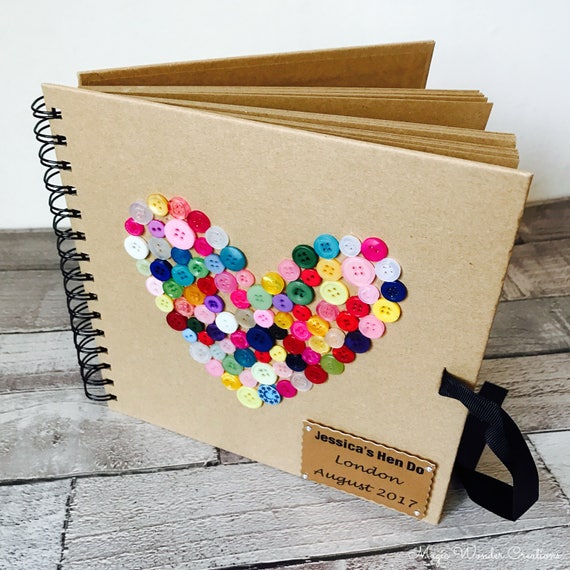 Hen Do Scrapbook Personalised Hen Party Photo Album Hen Gift