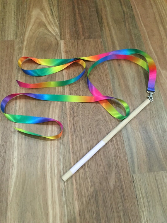 Rainbow Ribbon Wand Rhythmic Gymnastics Ribbon Girls Gifts