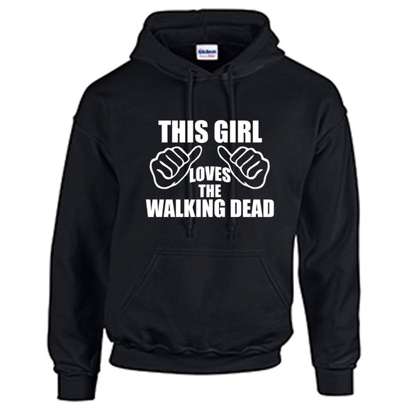 The Walking Dead Hoodie Sweatshirt Womens Unisex This Girl 1442