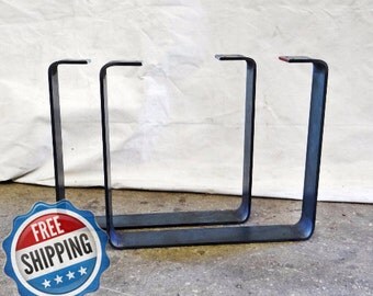 Furniture Legs Metal Contemporary flat steel legs | etsy Furniture Legs Metal Contemporary flat steel legs | etsy