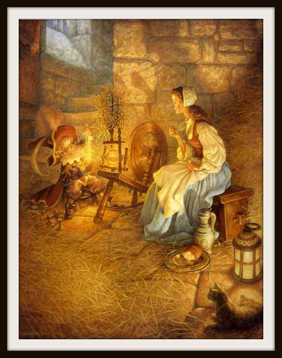 Rumpelstiltskin Miller's Daughter Book Print 2003