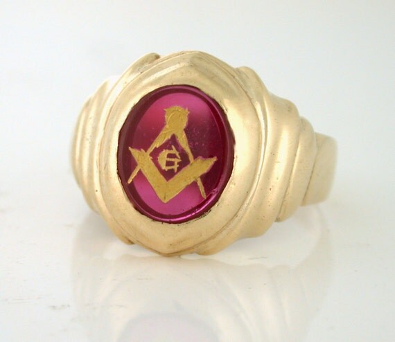 Vintage Masonic Ring 10k gold - See item details for more information