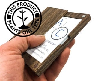 Business Card Case wood business card case wood Business card holder business card holder walnut business card case