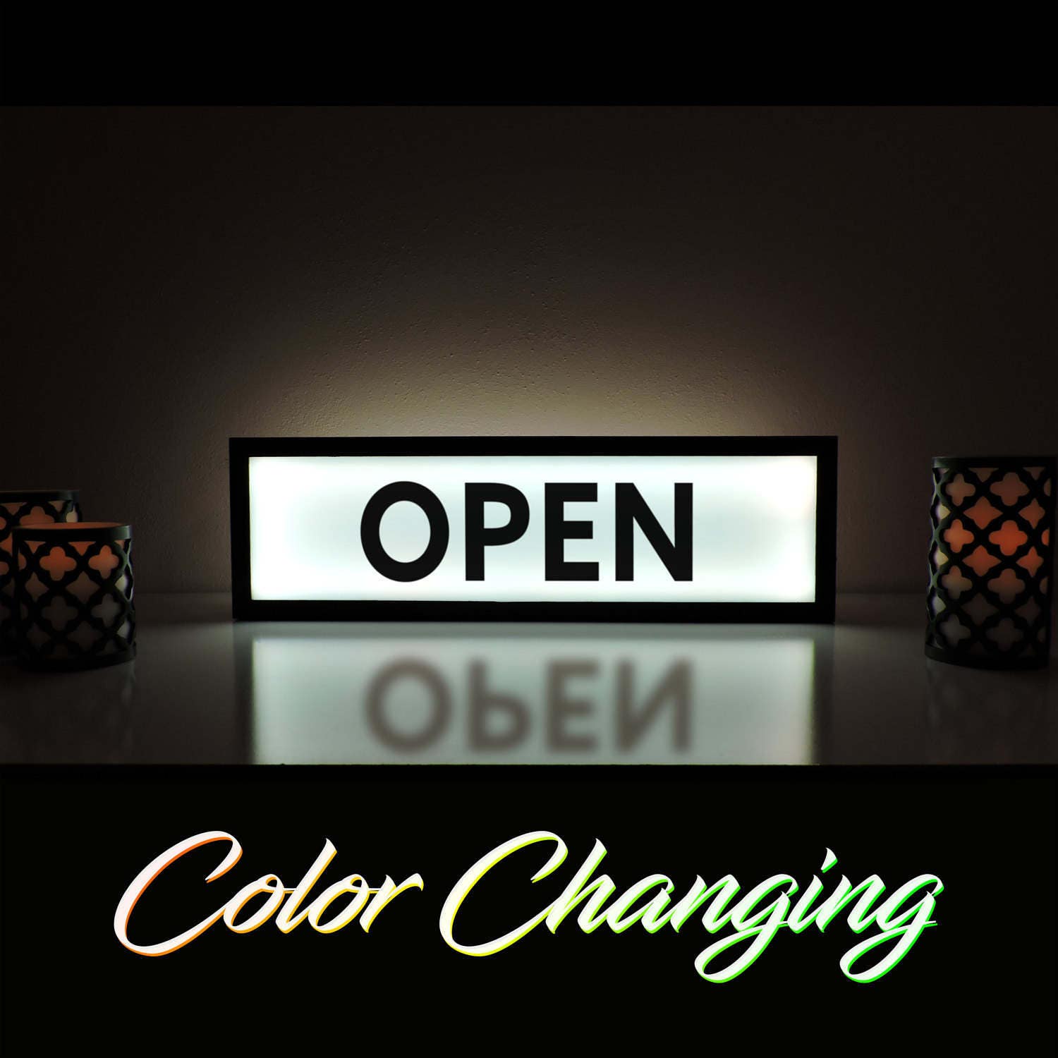 Light Up Business Sign Open Sign Open Light Open Closed