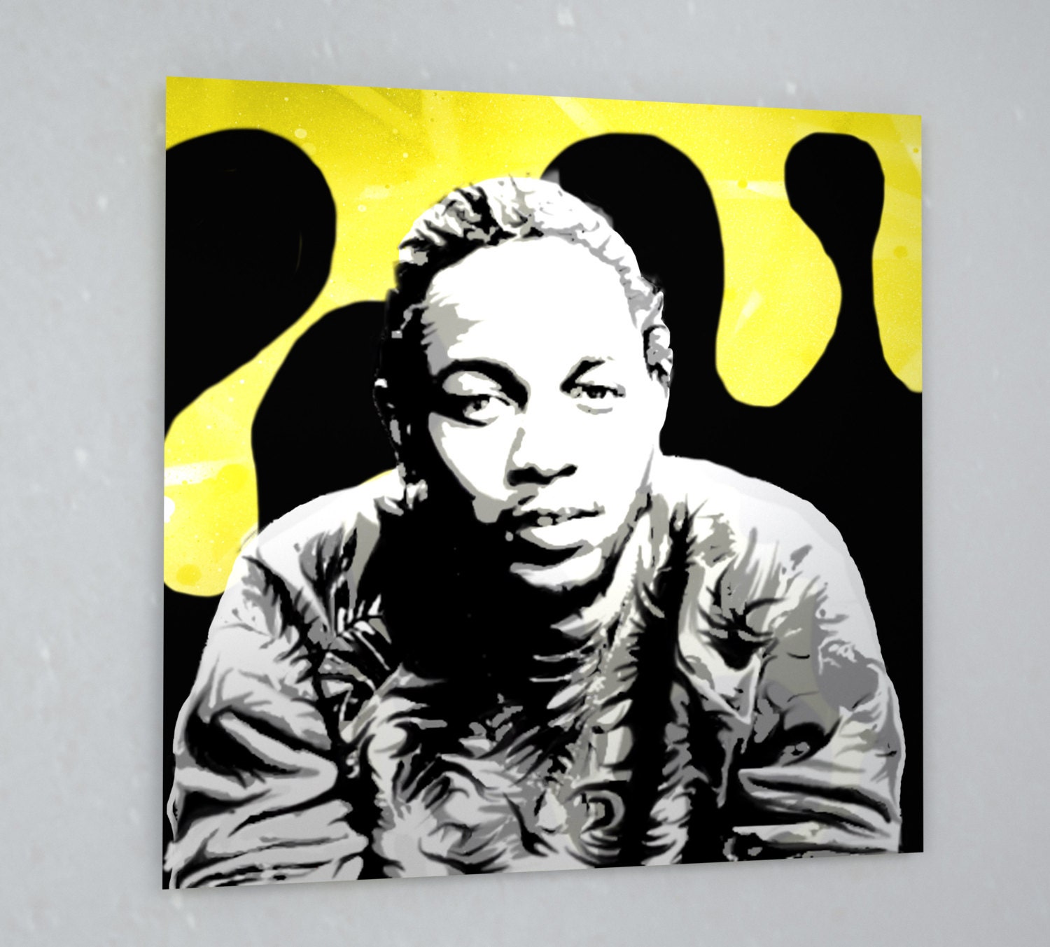 Download Kendrick lamar Canvas Spray Paint Graffiti Stencil