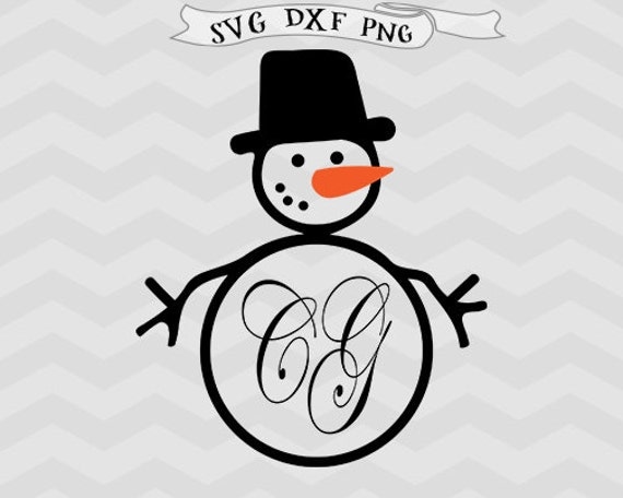 Download Christmas svg Christmas monogram svg DFX Snowman svg