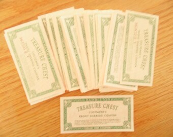 Treasure chest coupons