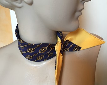 Hermès gavroche silk vintage 60 vintage small silk scarf 60