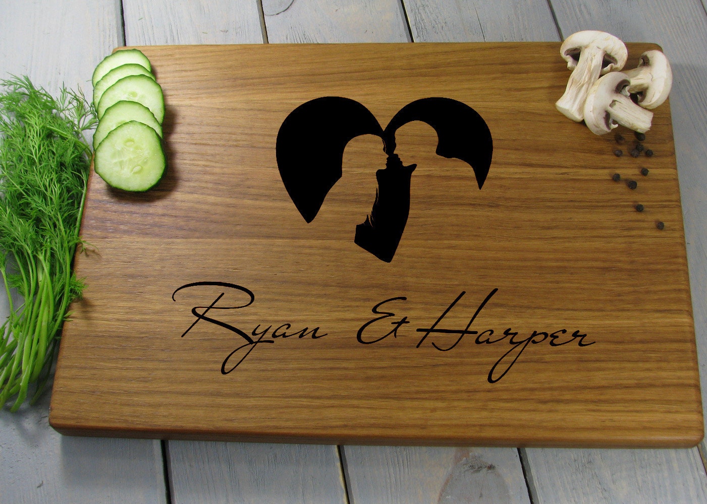 Wedding Cutting Board Personalized Cutting Board Wedding Gift