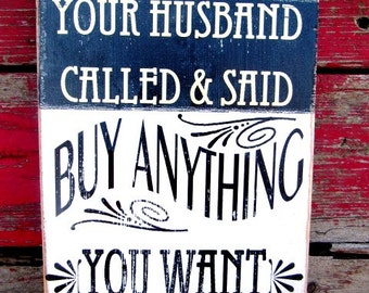 Your husband called | Etsy