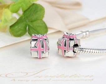 charm pandora pacchetto regalo rosa charm pandora pacchetto regalo rosa
