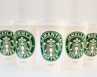Personalized Starbucks Cup - 16 oz Starbucks Cup - Custom Starbucks Cup Gift - Personalized Reusable Starbucks Tumbler