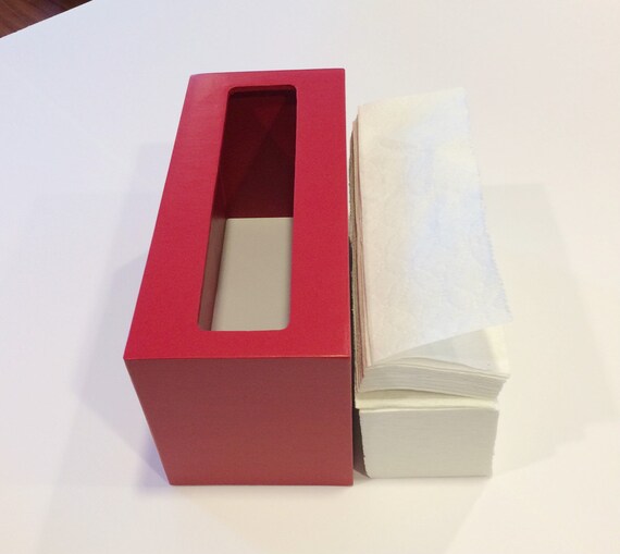 Wooden Paper Towel Cover DARK color select/Pop Up Dispenser