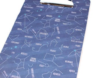 Mini Clipboard, Constellation, Stars, Small Clipboard, Memo Holder, List Holder, Photo Holder, Frame, Office Decor, Dorm Room, Organization