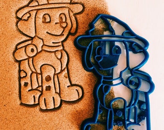cc0468 Cookie Cutter Paw patrol Marshall cookiecutter cookies custom shape custom size custom picture mature