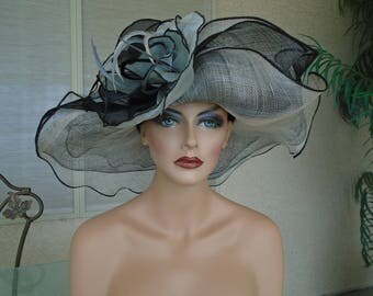 black Kentucky derby hat