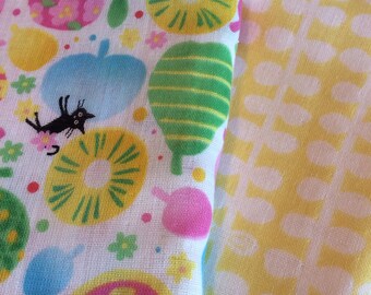 Double Gauze fabric DIY baby Blanket- Japanese Double Gauze Muslin Baby Blanket- Nursing Cover-blanket sewing kit