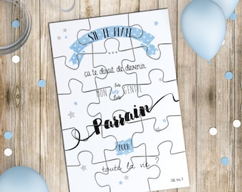 Godfather ad - Map Puzzle and surprise pouch