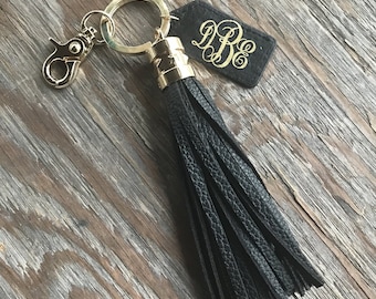 Tassel Keychain, Personalized Key Chains, Monogrammed Key Chains, Tassel Chains, Car Key Chain