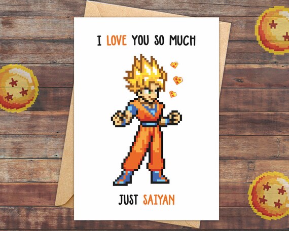 Beautiful 88 Dragon Ball Z Valentine Cards